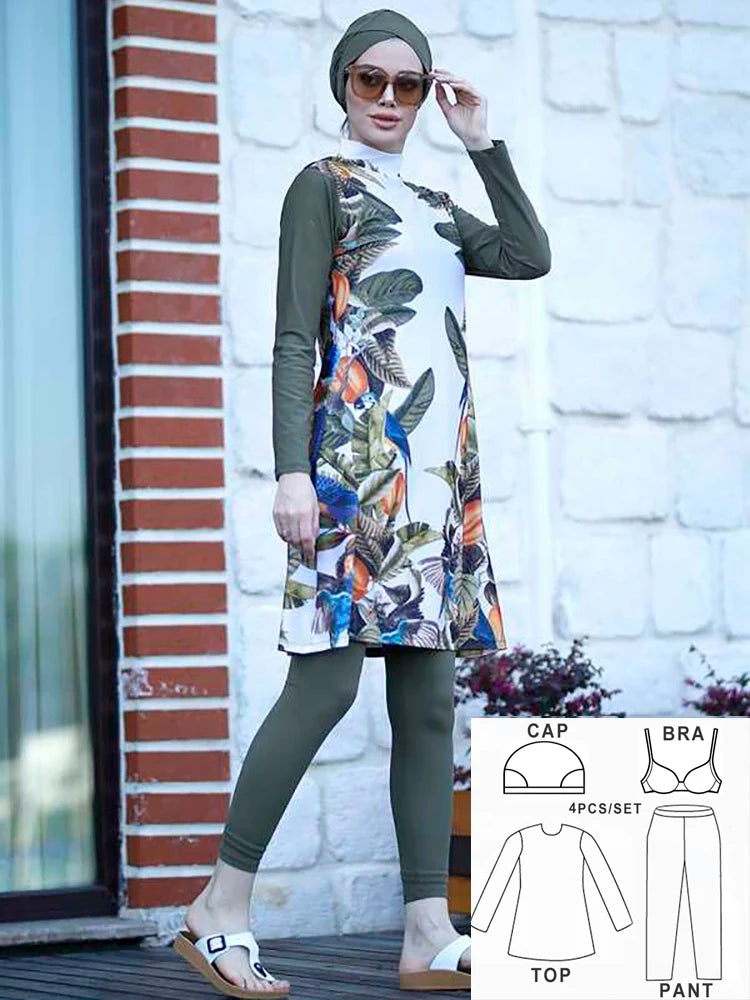 Jasmine's Burkini 4 Pieces Set